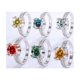 thumbnail image 2 of Anillos de Moissanita de Oro Blanco de 18K de 3 Uds para Mujer Regalo Color D VVS1 Anillos de Diamante Anillos de Plata Esterlina S925 Joyería Anillos de Compromiso de Moissanita con Certificado, 2 of 8