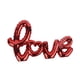 thumbnail image 2 of Love Sign Decoración Carta Escultura Para Mesa De Centro Compromiso Decoración Rojo, 2 of 5