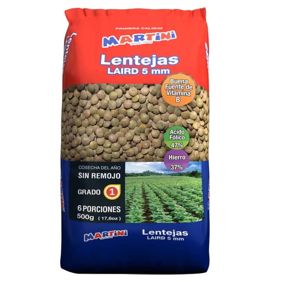 Lentejas 5mm Bolsa, 500 g