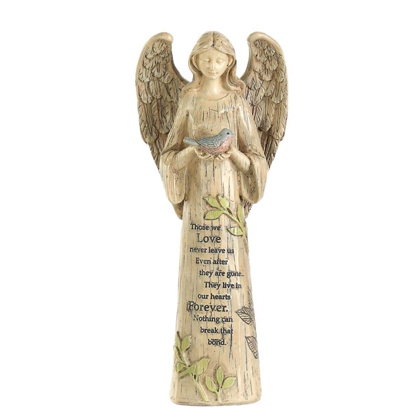 Estatuas conmemorativas de ángel con forma de pájaro, con forma de ángel, de Ivy Home Garden