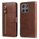 thumbnail image 1 of Funda con Cremallera para Motorola Moto G15 Power, Carcasa Cartera de Cuero PU con Soporte y Tarjetero, 1 of 5
