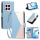 thumbnail image 2 of Funda Libro Tricolor para OnePlus 13 con Ranuras para Tarjetas, Azul Claro, 2 of 6