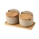 thumbnail image 5 of Condimento, Caja De Condimentos, Azucarero De Porcelana Para Café, Especias, Barra De Café, 2 Piezas, 5 of 5