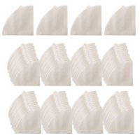 Bothyi - 100 Piezas De Filtros De Repuesto Para Filtros De Té, Goteador De Café Por Goteo, Herramientas De Té Blanco V01