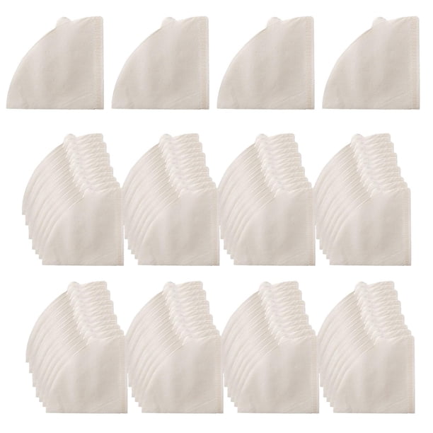 100 Piezas De Filtros De Repuesto Para Filtros De Té, Goteador De Café Por Goteo, Herramientas De Té Blanco V01