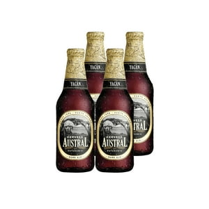 4X Cerveza Austral Yagan Dark Ale Botellín 330Cc