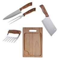 Set Parrilla 5 Piezas Acero Inoxidable Arthome Par20