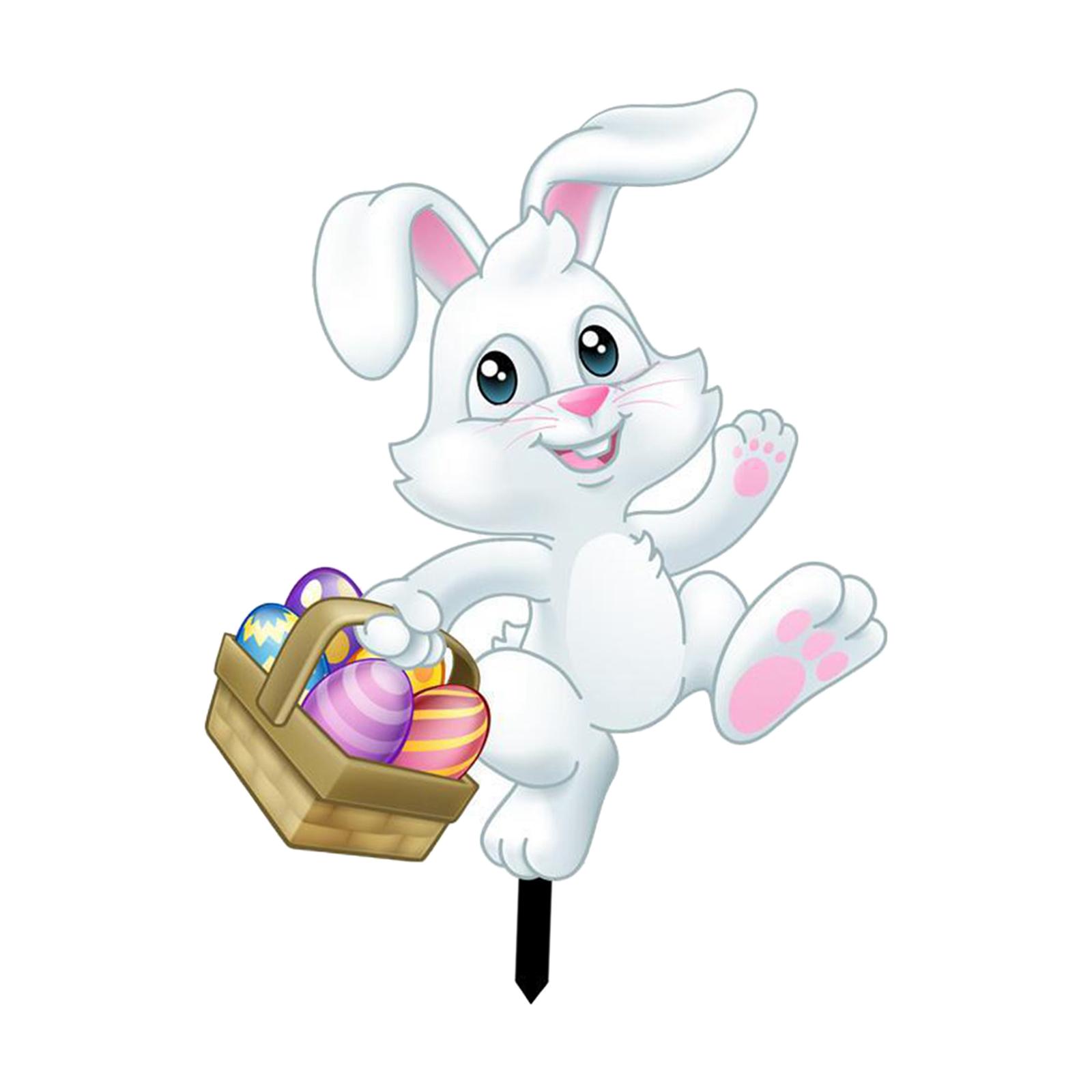 Magideal - Estaca De De Acrílico Para Decoración De Jardín Al Aire Libre, Patrón De Silueta De Estatua De Animal De Jardín, Silueta De Jardín De Césped