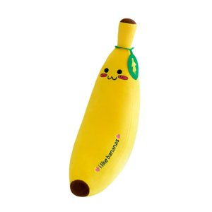 Magideal - Almohada De Plátano, Peluche De Animal De Plátano, Muñeco De Plátano, Suave, Juguete De Fruta, Juguete De Plátano De Peluche Para Cumpleaños De Niños 70Cm Lindo