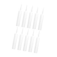 Magideal - Cartuchos Vacíos, Cartuchos De Sellador, Cartuchos Rellenables Y Recargables Con Boquillas Para Azulejos De Casa De Resina Epoxi Para Suelos De Cocina 10 Uds.