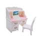 thumbnail image 4 of Silla De Escritorio En Miniatura Para Casa De Muñecas Para Decoración De Sala De Estar Con Computadora Portátil Blanca, 4 of 5