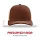 thumbnail image 2 of Gorra de béisbol Richardson 112 Trucker Snapback Split Marrón/Caqui, 2 of 7