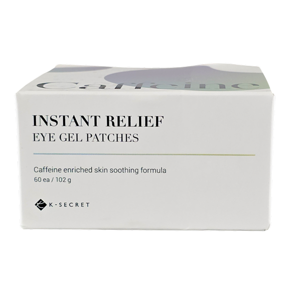 Parches De Gel Para Ojos Instant Relief Con Cafeína 60 Unidades
