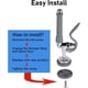 thumbnail image 4 of Kit de reparación de válvula de rociado de prelavado para la mayoría de grifos de fregadero comerciales, rociador de platos táctil para grifos de fregadero de cocina, 1.42 GPM, parachoques frontal de, 4 of 7