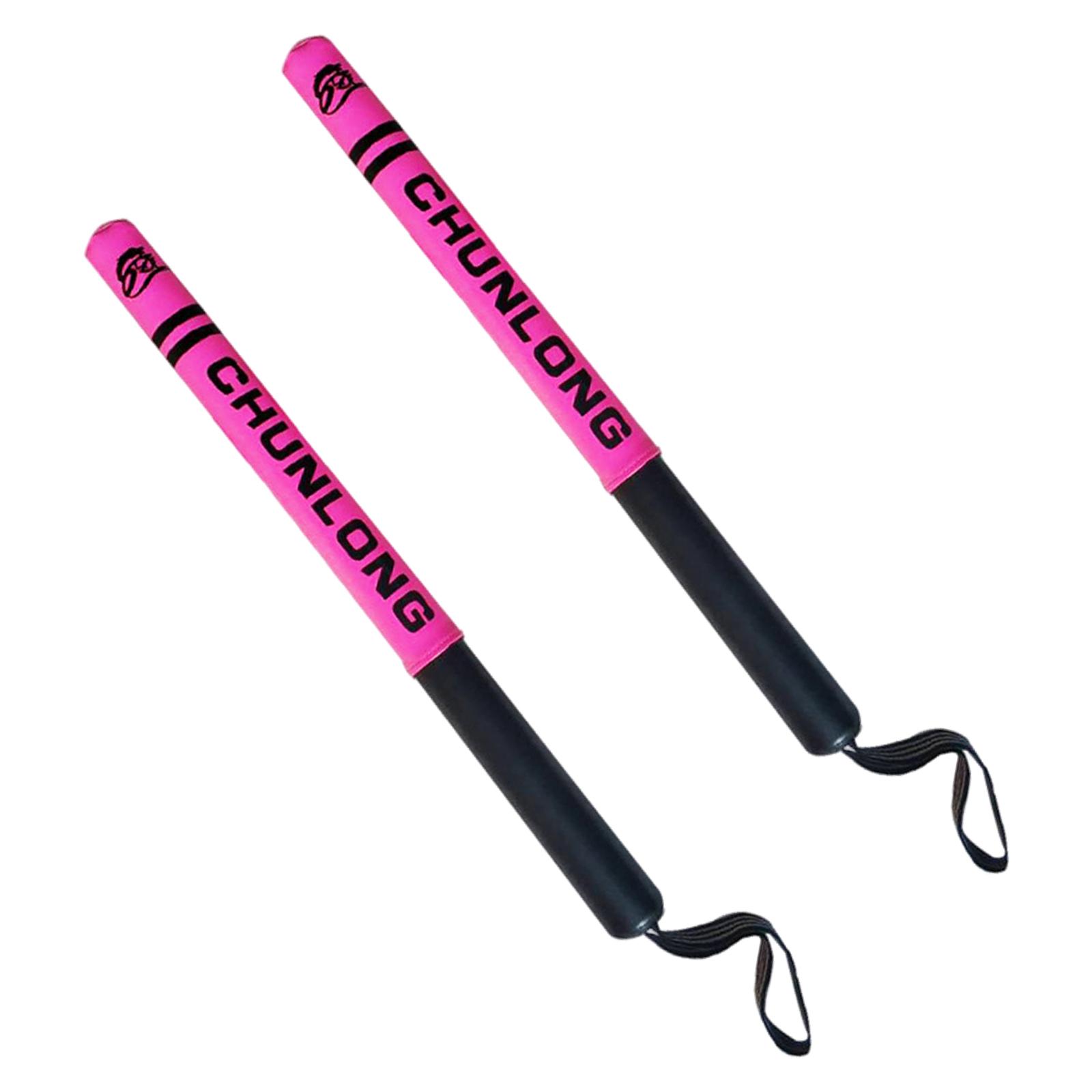 Ioensy - 2X Palos De Entrenamiento De Precisión De Boxeo Muay Thai Training Fighting Rose Rojo