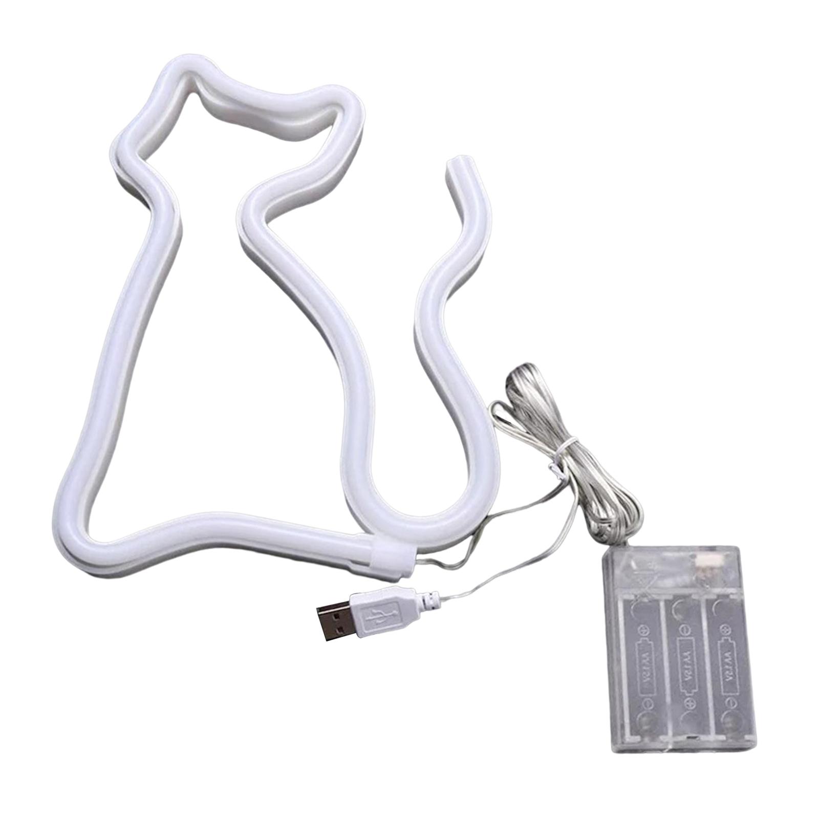 Magideal - Letrero De Lámpara De De Gato, Colgante De Pared De Luz Nocturna Para