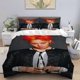 thumbnail image 1 of GD Avant-Garde Printed Bedding Set 1 Duvet Cover + 2 Pillowcases Lightweight & Light Beige-Friendly 100% Polyester, 1 of 1