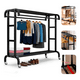 thumbnail image 1 of Perchero Organizador Metalico Doble Con Ruedas 120cm Ropa, 1 of 8