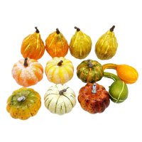 Bothyi - Juego De Calabazas Artificiales De 12 Uds., Suministros Para Fiestas De Halloween, Accesorios De Espuma