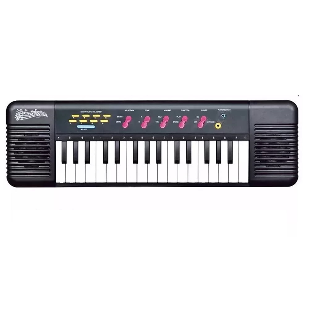 Max - Teclado Musical 32 Teclas Con Microfono Niños