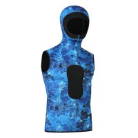 Magideal - Traje De Neopreno De 3 Mm Con Capucha Para Adultos, Traje De Buceo Multiusos, Traje Térmico Húmedo. M