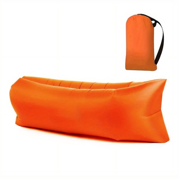 Inflatable Lounger Air Sofa Hammock - Portable, Waterproof And Leakproof Design - Great For Backyard Lakeside Beach Travel Camping Picnic And Music Festival Camping Bed