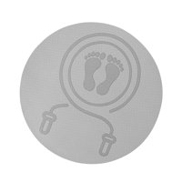 Magideal - Colchoneta Para Saltar De Fitness Colchoneta Redonda Protección Antideslizante Para Aislamiento Acústico Colchonetas De Entrenamiento A , Gris