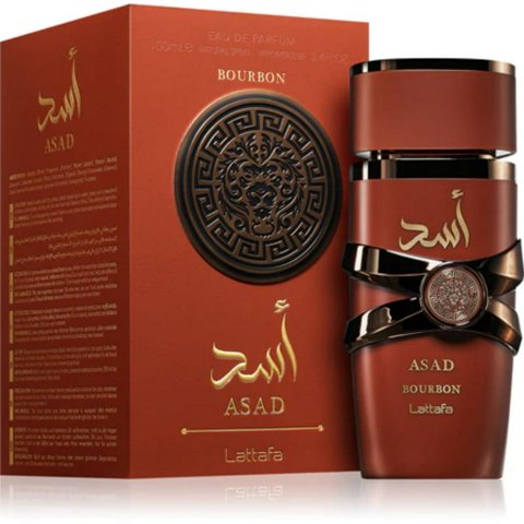 Perfume Lattafa Asad Bourbon Edp 100Ml Intenso Masculino