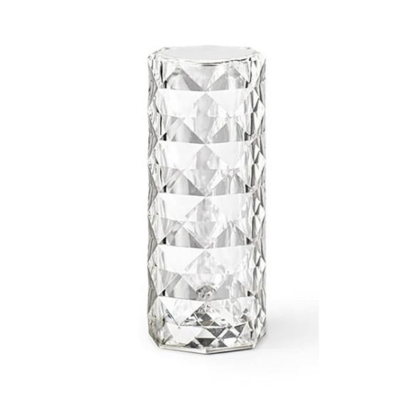 Lampara de mesa touch diamante cristal usb