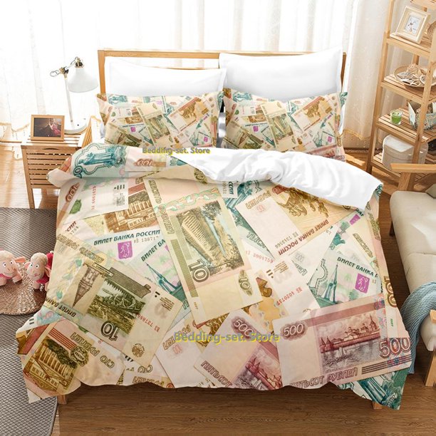 New Money Bedding Set Bed Set Adult Kid Bedroom Duvetcover Setsparure de lit Bed