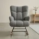 thumbnail image 2 of Silla Mecedora Moderna Bouclé Gris Acolchada para Living, 2 of 3