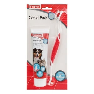 Veterquimica - Cepillo De Dientes + Pasta Perros Y Gatos X 100 Gr Beapha