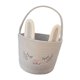 thumbnail image 3 of Cesta De Pascua Tejida Con Orejas De Conejo, Organizador De Almacenamiento Para Niños, Niñas Y Niños, Color Gris, 3 of 5