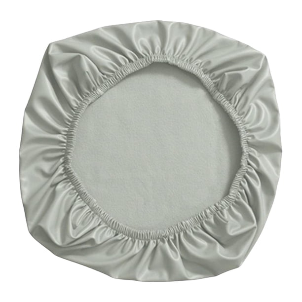 Funda para silla de oficina, Protector de silla giratorio extraíble elástico, impermeable, a prueba de aceite, funda para silla de escritorio de orden , Funda de asiento Funda de asiento gris