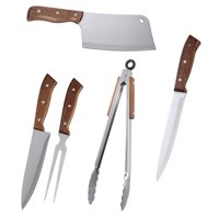 Set Parrilla 5 Piezas Acero Inoxidable Arthome Par31