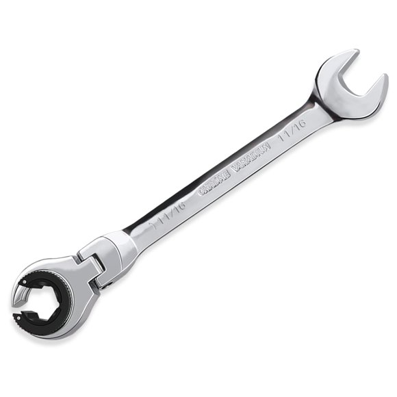 Llave de Carraca LOSCHEN 11/16 con Cabezal Flexible y 72 Dientes