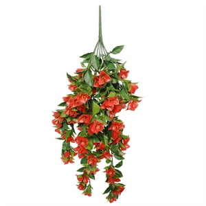 Green Element - Planta Artificial Gardenia Roja 90 Cm, Con Filtro Uv