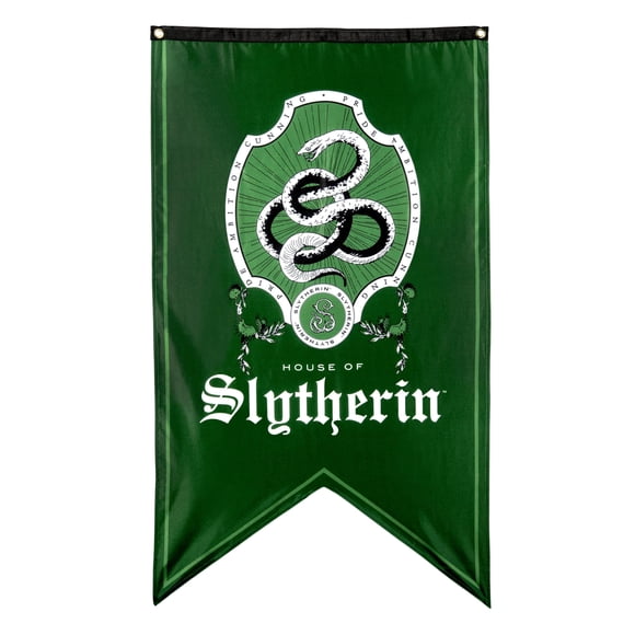 Banner Conquest Journals, escudo de Harry Potter Slytherin, 75 x 125 cm