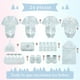 thumbnail image 3 of Pack Ajuar Bebé Ropa Algodón 24 Piezas Rosado Lubabycas, 3 of 8