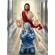 thumbnail image 1 of 1PC 5D DIY Round Artificial Diamond Painting "Nurse Jesus" Embroidery Cross Stitch Full Mosaic Wall Decor 30x40cm/11.8x15.8in, 1 of 2