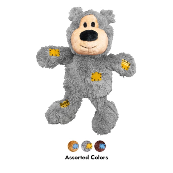 Oso de peluche texturas y cuerdas kong