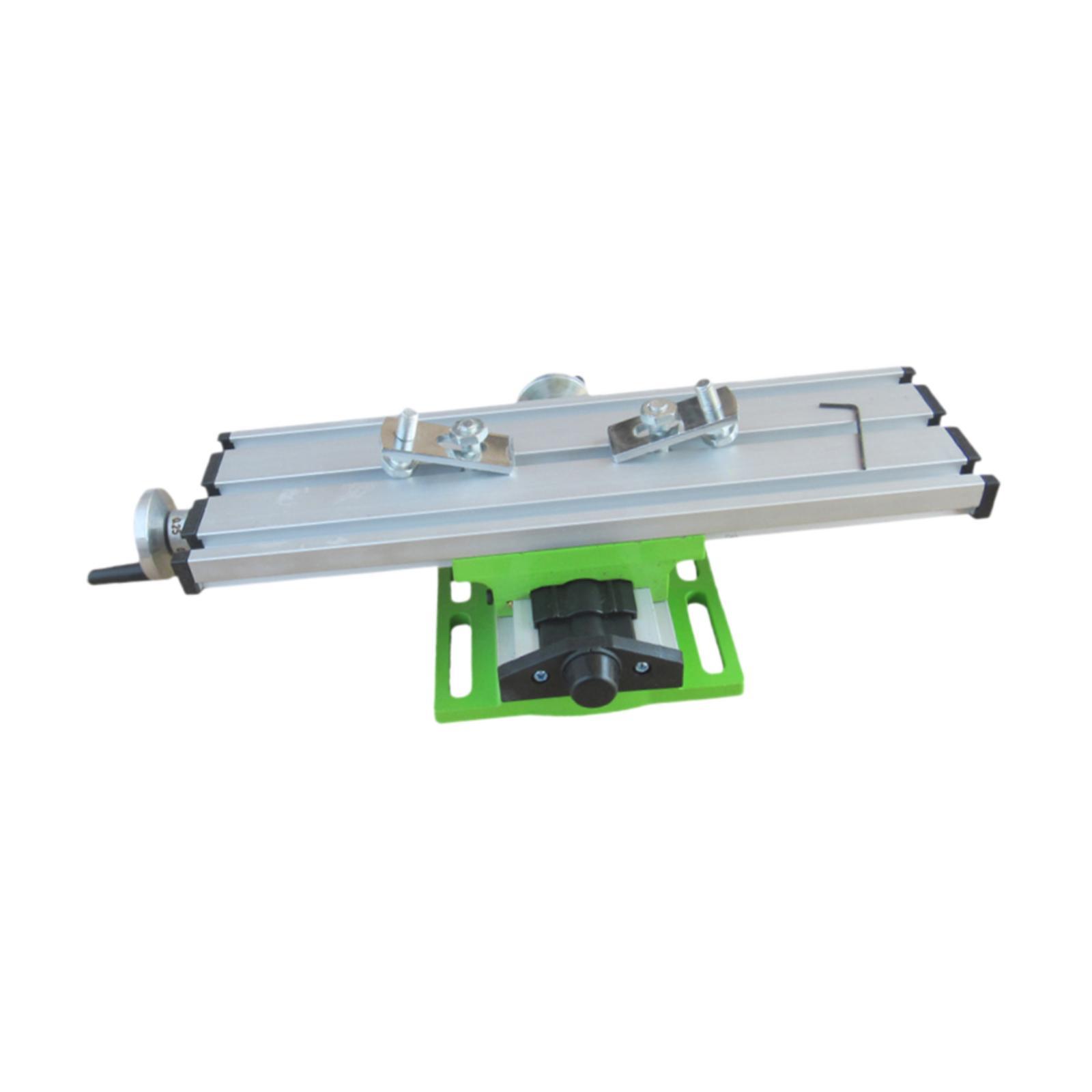 Magideal - Mini Mesa Compleja, Banco De Deslizamiento Cruzado, Banco De Trabajo Ajustable Y Fácil De Usar, Mesa De Trabajo Para Maquinistas, Talladores De Madera