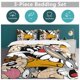 thumbnail image 5 of Looney Tunes Cartoons 3-Piece Bedding Set Soft Warm And Comfortable Bed Set, 5 of 5