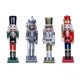 thumbnail image 2 of 4 Piezas De Figuras De Cascanueces De 12 Pulgadas, Figuras Decorativas De Navidad, Decoración Hecha A Mano, Estilo P, 2 of 5