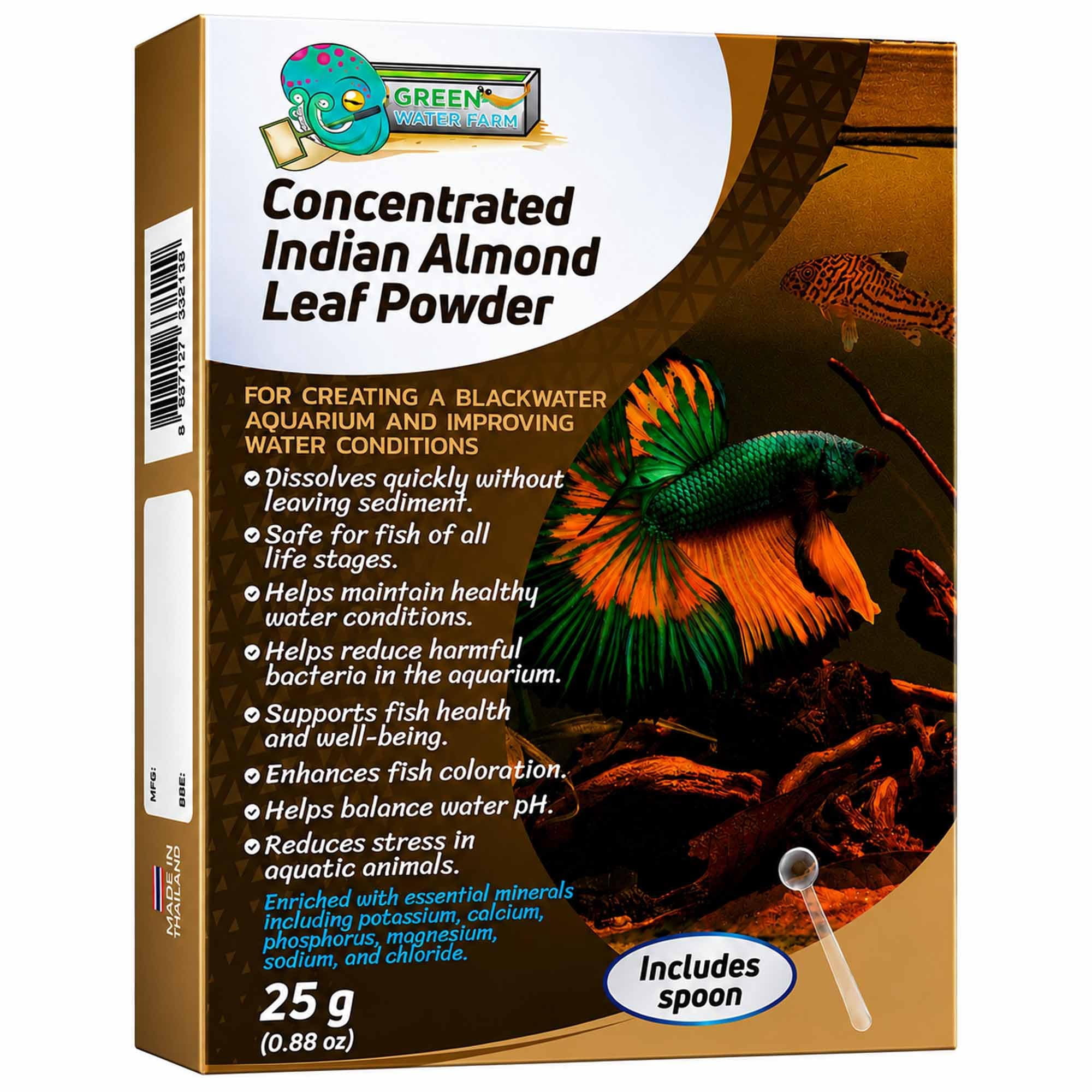 Polvo de hoja para acuario GREEN WATER FARM 25 g concentrado
