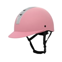 Ioensy - Casco Ecuestre Profesional Simple Ajustable Equipo De Caballo Ligero S Rosa