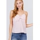 thumbnail image 1 of top Camisola Tejido con Ojales y Cuello en V con Lazo en la Parte Delantera, 1 of 5