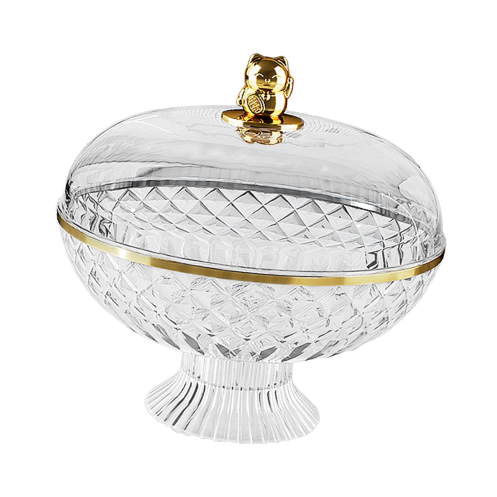 Bothyi - Frutero Moderno Para Fiestas, Bodas, Hoteles, Bandeja Para Aperitivos, Postres, Tartas, Estante Para Platos Transparente