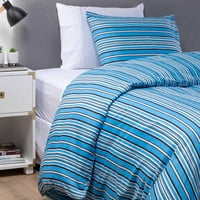 Zahr - Cubre Plumon Single Camas 1 Y 1.5 Plazas Celeste