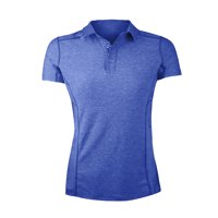 Andesland - Polera Dry Fit Con Cuello Manga Corta Jaspeada Mujer